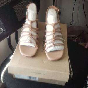 NWT Lucky Brand Bassie Strappy High Heel Sandal